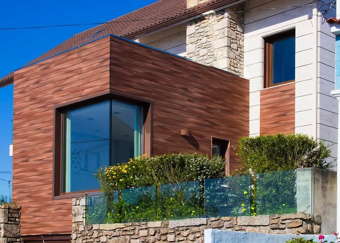 Casa Feitina: Vistas Al Mar, Moderna Y Funcional Feriehus Isla de Arosa