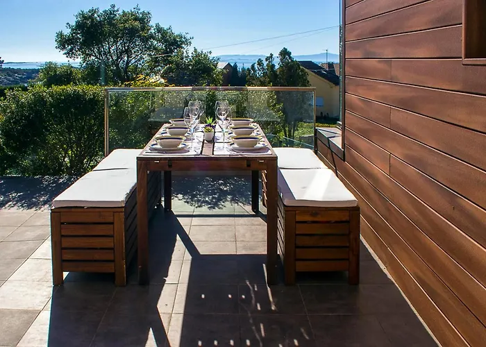 Casa Feitina: Vistas Al Mar, Moderna Y Funcional إيسلا دي أروسا